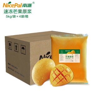 Made in China Fresh Mango Pure Natural No Additive Frozen Mango Pulp