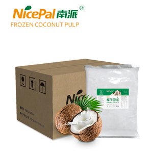 Factory bulk supplybest price quick frozen coconut milk, frozen coconut pulp no additives